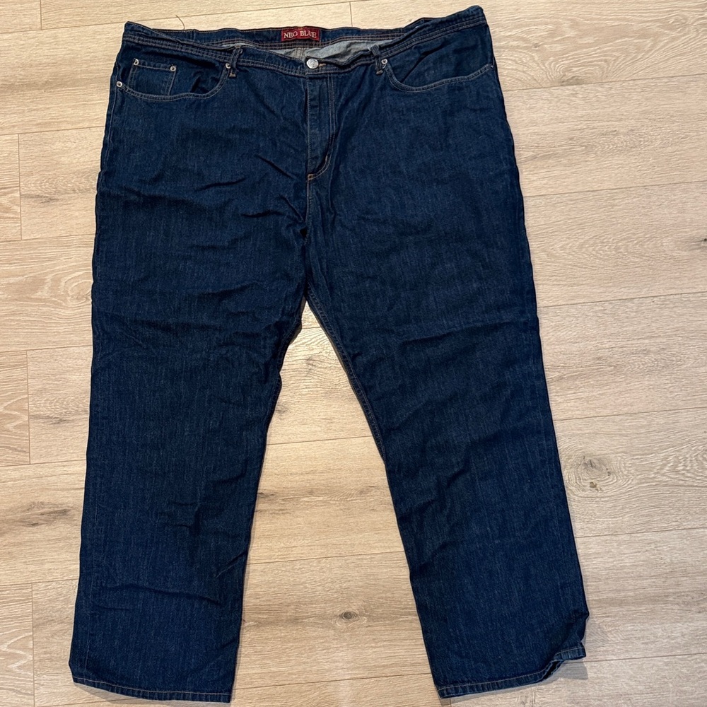 Men's Relaxed Fit Dark Indigo Jeans